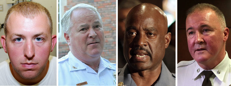 Darren Wilson, Tom Jackson, Ron Johnson, Jon Belmar